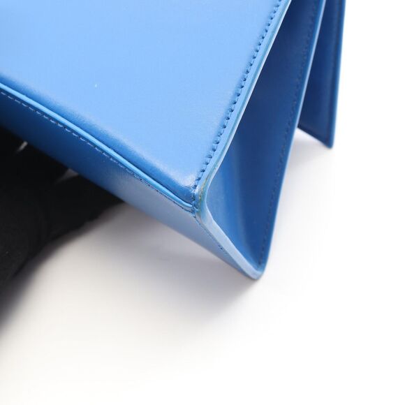 Balenciaga Handbag Hour Glass Small Blue Leather Hour Glass Ladies B - Picture 8 of 9